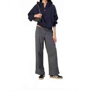 NEW MASON'S asher half zip top in blue